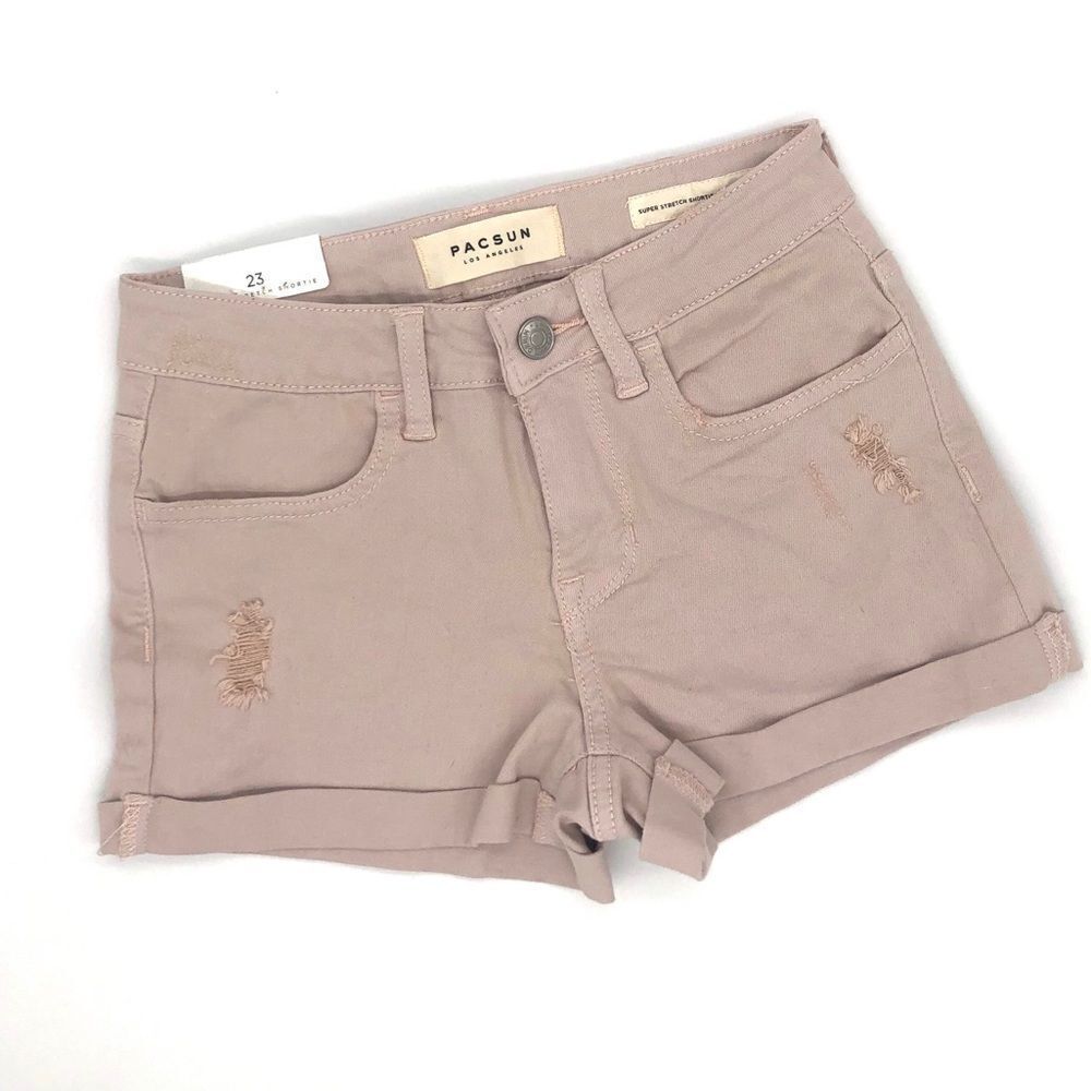 PacSun Semi Distresses Super Stretch Shortie NWT